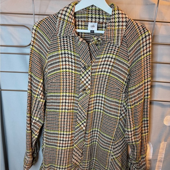 CAbi Jackets & Blazers - NWT CAbi Autumn Plaid Shacket